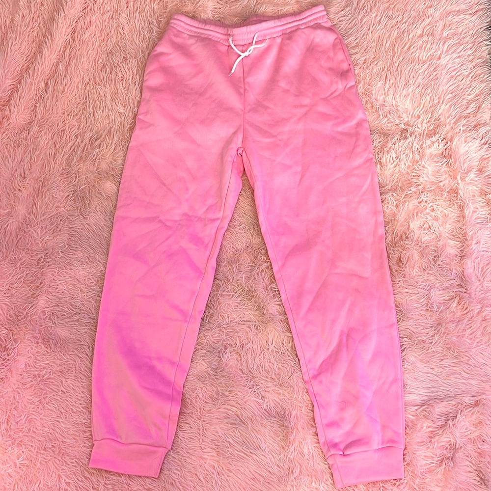 Bubblegum pink sweatpants
